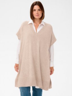 KCANNETT - Plus Size Poncho vanaf Kaffe Curve