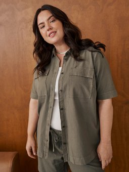 KCNANA - Plus Size Overhemd vanaf Kaffe Curve