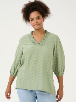 KCVITANA - Plus Size Blouse vanaf Kaffe Curve