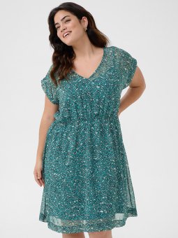 KCBELIA - Plus Size Jurk vanaf Kaffe Curve