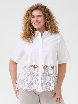 KCNALIA - Plus Size Overhemd vanaf Kaffe Curve