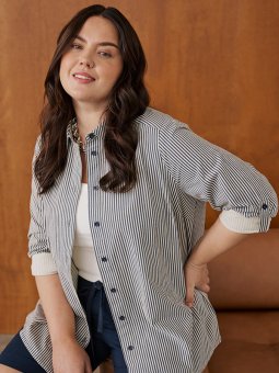 KCNANA - Plus Size Overhemd vanaf Kaffe Curve