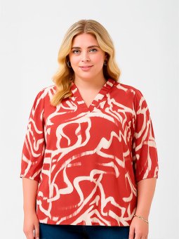 KCMAREN - Plus Size Blouse vanaf Kaffe Curve