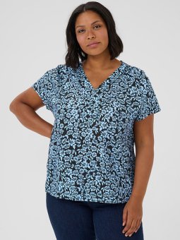KCAMINA - Plus Size Blouse vanaf Kaffe Curve