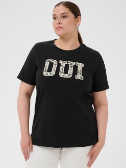 KCLUCIE - Plus Size T-shirt vanaf Kaffe Curve