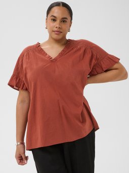 KCVALERIA - Plus Size Top vanaf Kaffe Curve