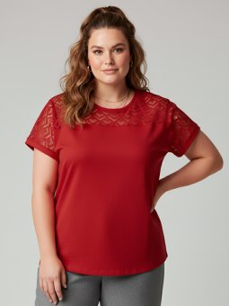 CARFLAKE - Plus Size T-shirt vanaf Only Carmakoma