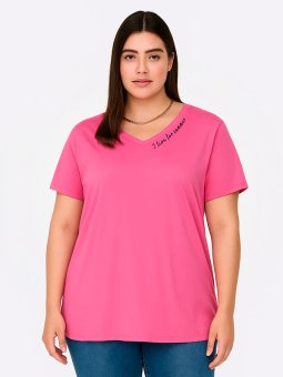 CARAVI - Plus Size T-shirt vanaf Only Carmakoma