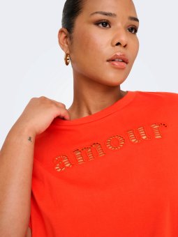 CARANNIE - Plus Size T-shirt vanaf Only Carmakoma