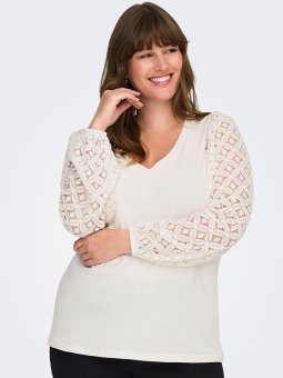 CAREFFIE - Plus Size Blouse vanaf Only Carmakoma