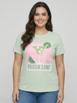 CARADDISON - Plus Size T-shirt vanaf Only Carmakoma