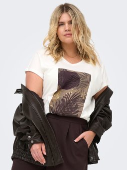 CARCARINA - Plus Size T-shirt vanaf Only Carmakoma