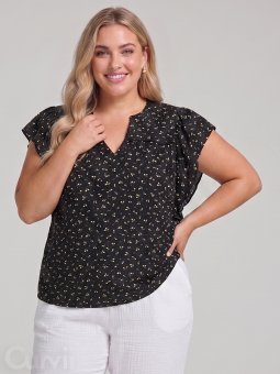 CARALBERTHE - Plus Size Blouse vanaf Only Carmakoma