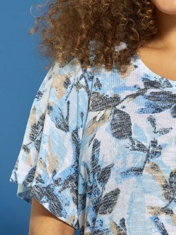 ZH-FAYA - Plus Size T-shirt vanaf Zhenzi