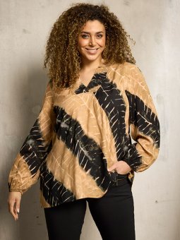 ZH-SILK - Plus Size Blouse vanaf Zhenzi