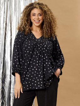 ZH-VELA - Plus Size Blouse vanaf Zhenzi