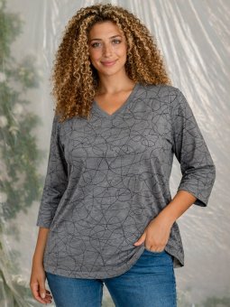 ZH-ALBERTA - Plus Size Blouse vanaf Zhenzi