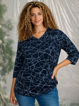 ZH-ALBERTA - Plus Size Blouse vanaf Zhenzi