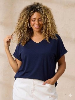 ZH-ALBERTA - Plus Size T-shirt vanaf Zhenzi