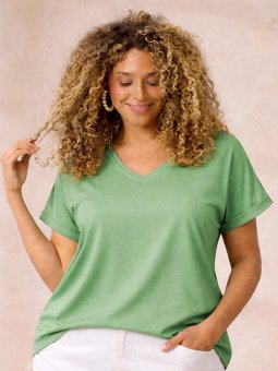 ZH-ALBERTA - Plus Size T-shirt vanaf Zhenzi