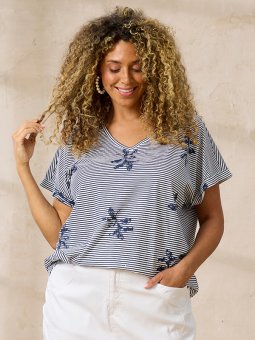 ZH-ALBERTA - Plus Size T-shirt vanaf Zhenzi