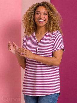 ZH-CASEY - Plus Size T-shirt vanaf Zhenzi