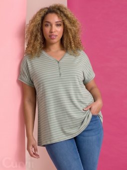 ZH-CASEY - Plus Size T-shirt vanaf Zhenzi