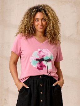 ZH-CHLOE - Plus Size T-shirt vanaf Zhenzi