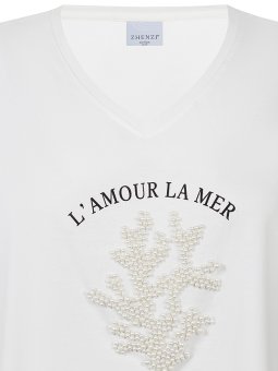 ZH-HEIDI - Plus Size T-shirt vanaf Zhenzi