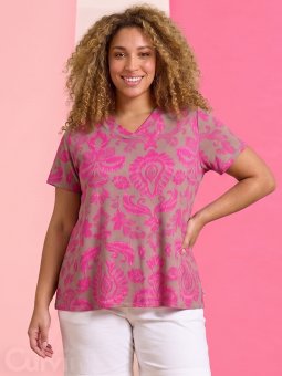 ZH-SYLVA - Plus Size T-shirt vanaf Zhenzi