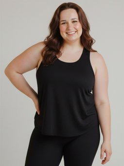TRAIN RELAXED TANK - Plus Size Trainingsblouse vanaf Girlfriend Collective