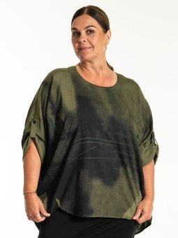 KLEO - Plus Size Blouse vanaf Gozzip Black