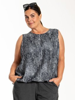 LORENA - Plus Size Top vanaf Gozzip Black