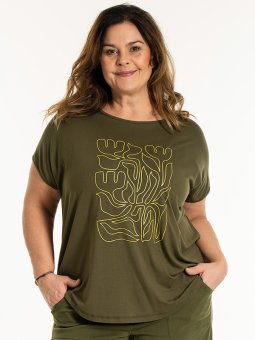 GITTE - Plus Size T-shirt vanaf Gozzip