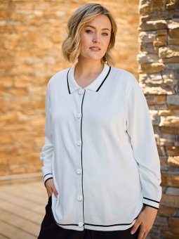 GJETTE - Plus Size Vest vanaf Gozzip