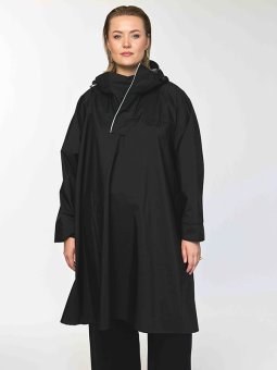 RAIN - Plus Size Poncho vanaf Gozzip Black
