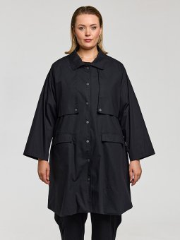 GFREYA - Plus Size Jas vanaf Gozzip Black