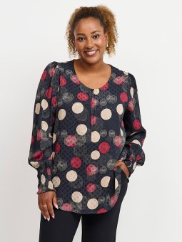 DALVINA - Plus Size Blouse vanaf Pont Neuf