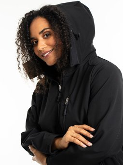 SHORT SOFT SHELL - Plus Size Jas vanaf Studio