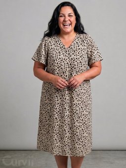 SCARMEN - Plus Size Jurk vanaf Studio