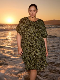 WA-MELINA - Plus Size Jurk vanaf Wasabi Concept