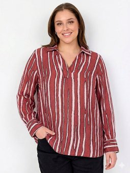 WA-CHANELLA - Plus Size Blouse vanaf Wasabi Concept