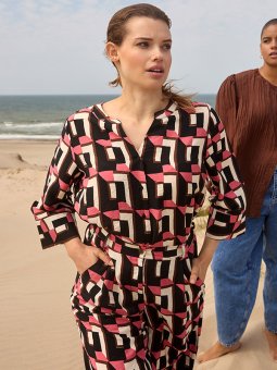 WA-SARENA - Plus Size Overhemd vanaf Wasabi Concept