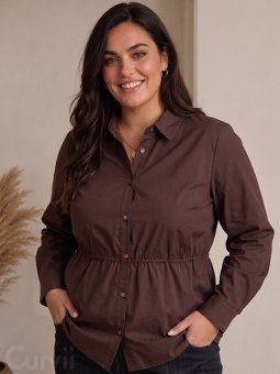 WA-SAGA - Plus Size Overhemd vanaf Wasabi Concept