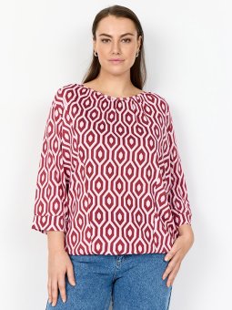 WA-CENETTE - Plus Size Blouse vanaf Wasabi Concept