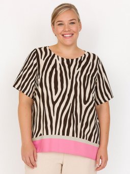 WA-MANDIE - Plus Size T-shirt vanaf Wasabi Concept