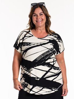 GITTE - Plus Size T-shirt vanaf Gozzip